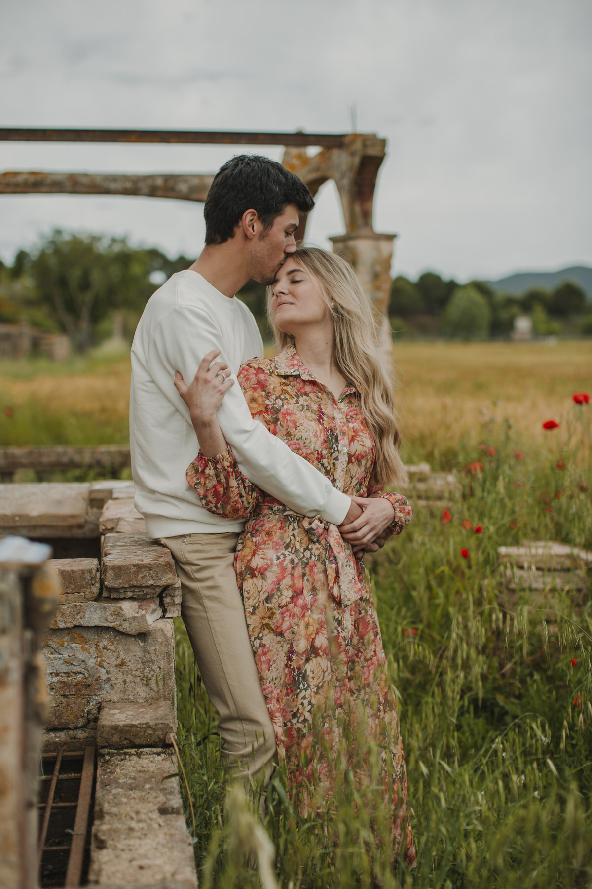 Preboda campo de amapolas